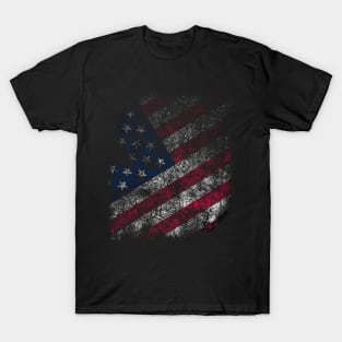 Vintage Patriotic American Flag T-Shirt